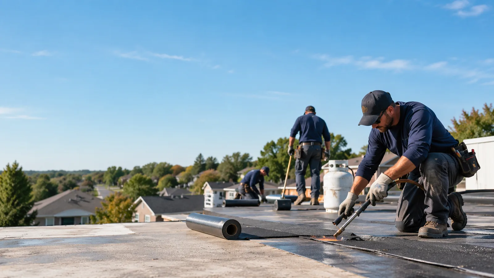 Flat Roof Leak Repair providers in Claremont, IL